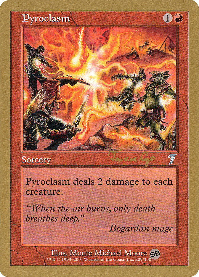 Pyroclasm (Tom van de Logt) (SB) [World Championship Decks 2001] MTG Single Magic: The Gathering | Red Claw Gaming