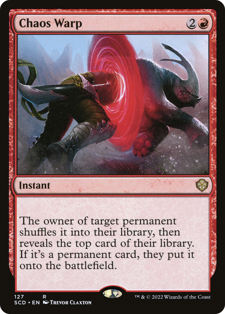 Chaos Warp [Starter Commander Decks] MTG Single Magic: The Gathering | Red Claw Gaming