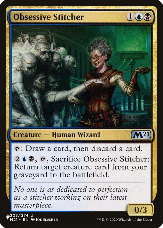 Obsessive Stitcher [The List] MTG Single Magic: The Gathering | Red Claw Gaming