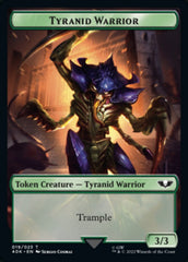 Tyranid (017) // Tyranid Warrior Double-Sided Token (Surge Foil) [Warhammer 40,000 Tokens] MTG Single Magic: The Gathering | Red Claw Gaming