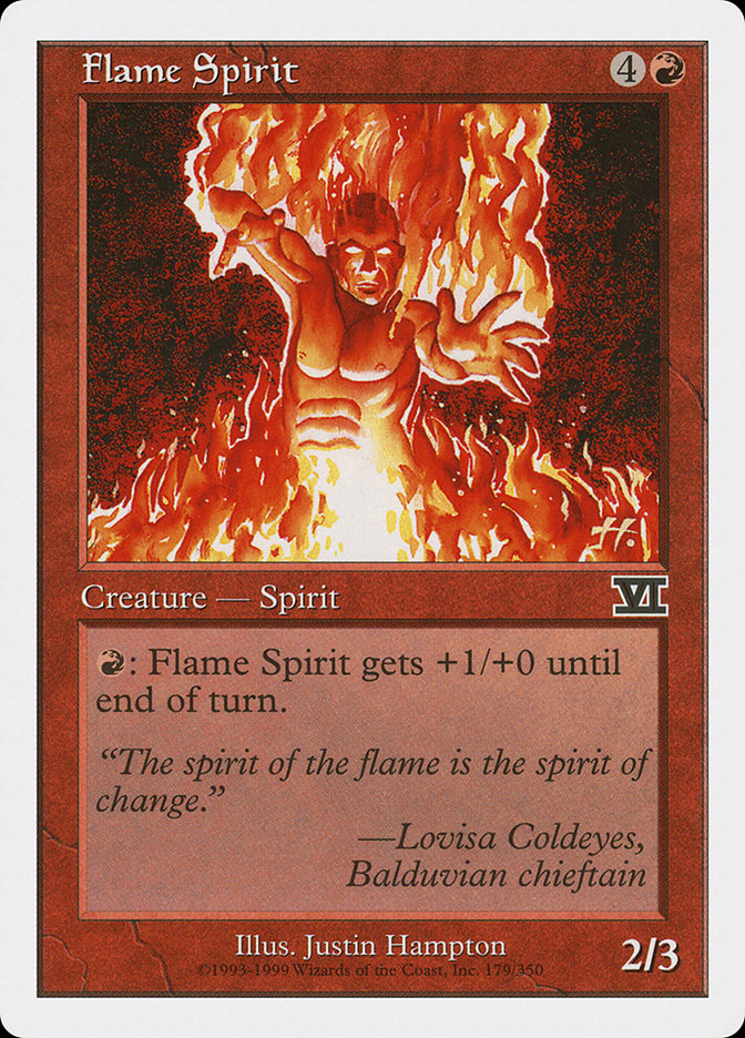 Flame Spirit [Classic Sixth Edition] MTG Single Magic: The Gathering | Red Claw Gaming