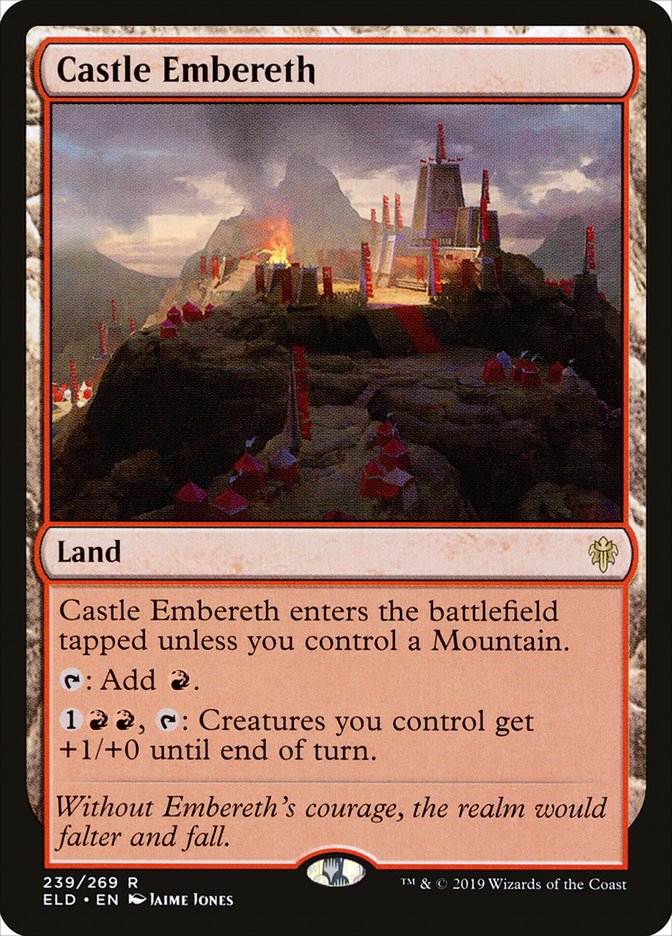 Castle Embereth [Throne of Eldraine] MTG Single Magic: The Gathering | Red Claw Gaming