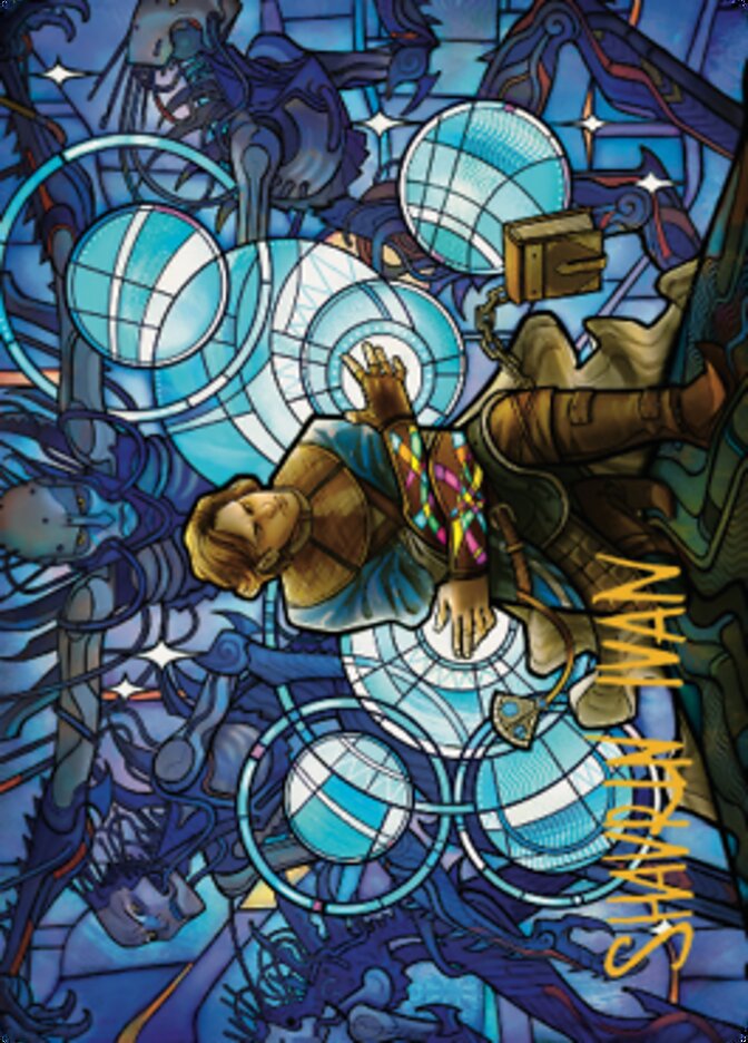 Raff, Weatherlight Stalwart Art Card (Gold-Stamped Signature) [Dominaria United Art Series] MTG Single Magic: The Gathering | Red Claw Gaming