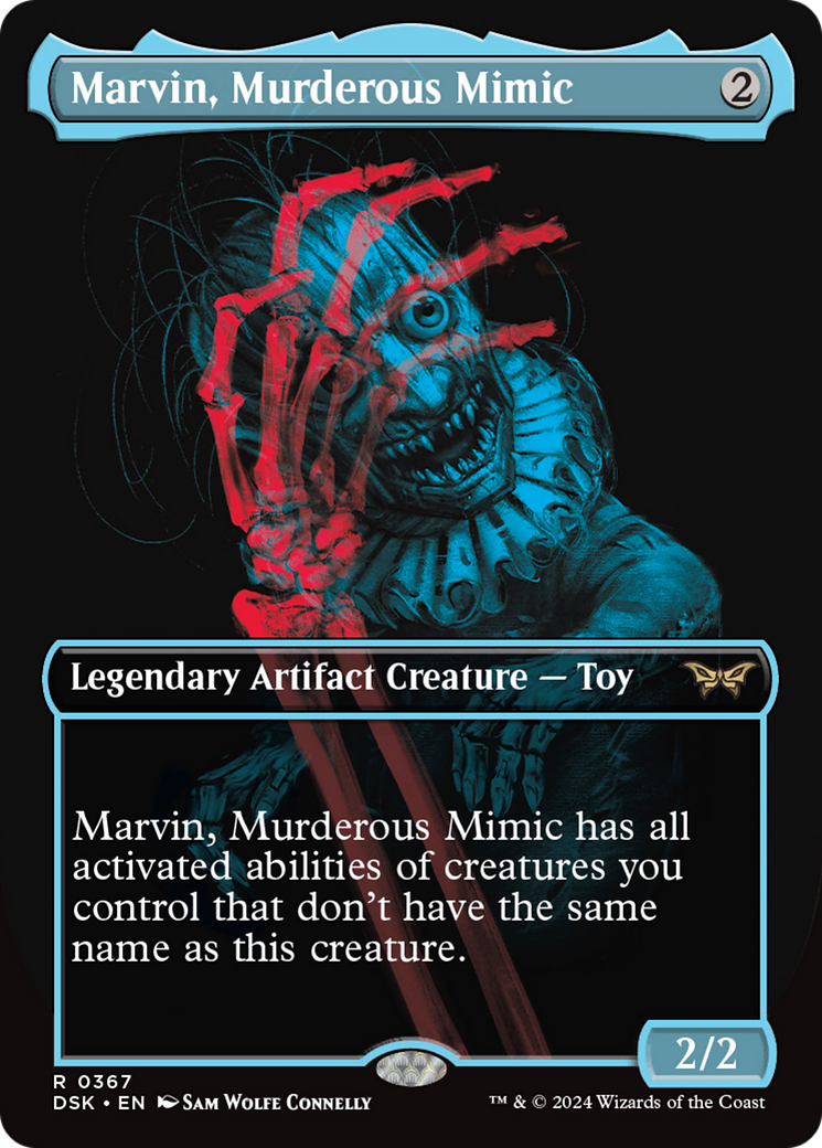 Marvin, Murderous Mimic (Showcase) [Duskmourn: House of Horror] MTG Single Magic: The Gathering | Red Claw Gaming