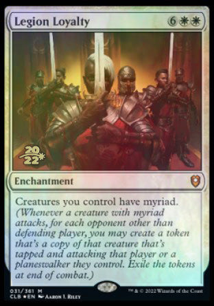 Legion Loyalty [Commander Legends: Battle for Baldur's Gate Prerelease Promos] MTG Single Magic: The Gathering | Red Claw Gaming