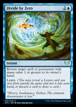 Divide by Zero [Strixhaven: School of Mages] MTG Single Magic: The Gathering | Red Claw Gaming