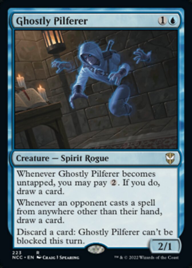 Ghostly Pilferer [Streets of New Capenna Commander] MTG Single Magic: The Gathering | Red Claw Gaming