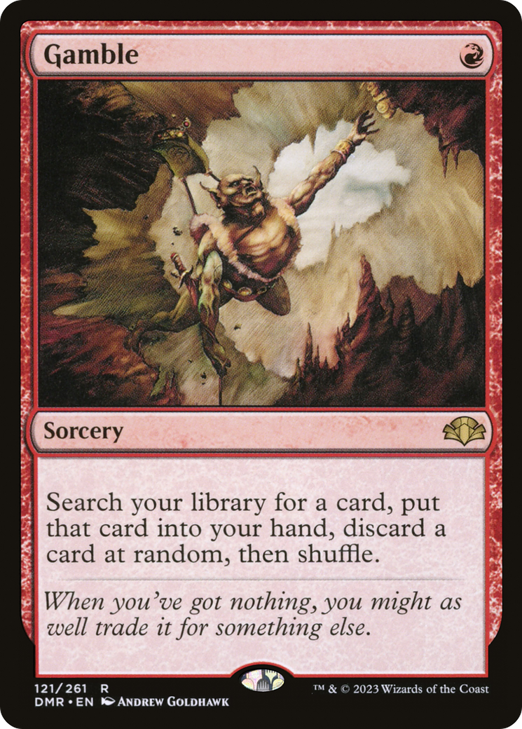 Gamble [Dominaria Remastered] MTG Single Magic: The Gathering | Red Claw Gaming