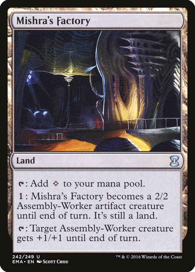 Mishra's Factory [Eternal Masters] MTG Single Magic: The Gathering | Red Claw Gaming