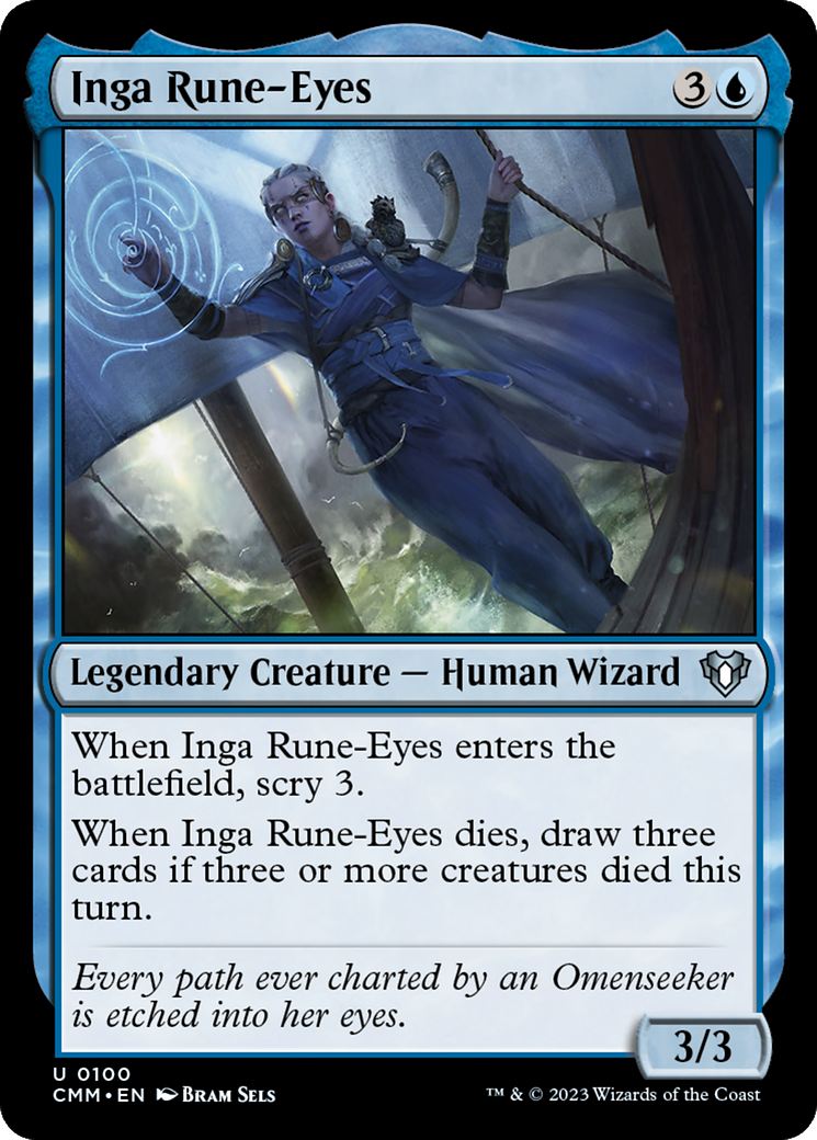Inga Rune-Eyes [Commander Masters] MTG Single Magic: The Gathering | Red Claw Gaming