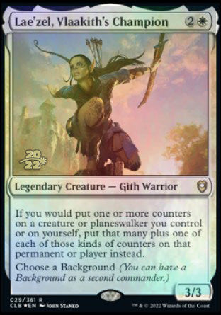 Lae'zel, Vlaakith's Champion [Commander Legends: Battle for Baldur's Gate Prerelease Promos] MTG Single Magic: The Gathering | Red Claw Gaming