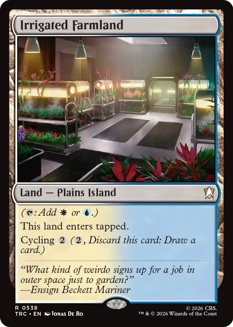 Irrigated Farmland (Surge Foil) [Star Trek Commander] | Red Claw Gaming