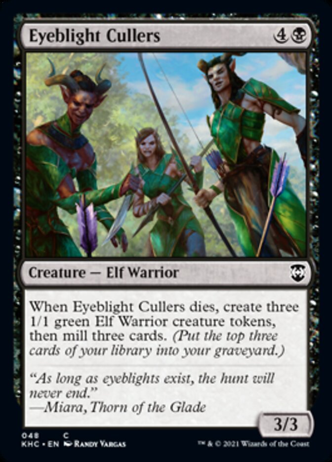 Eyeblight Cullers [Kaldheim Commander] MTG Single Magic: The Gathering | Red Claw Gaming