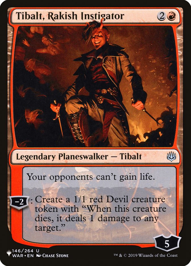 Tibalt, Rakish Instigator [The List] MTG Single Magic: The Gathering | Red Claw Gaming