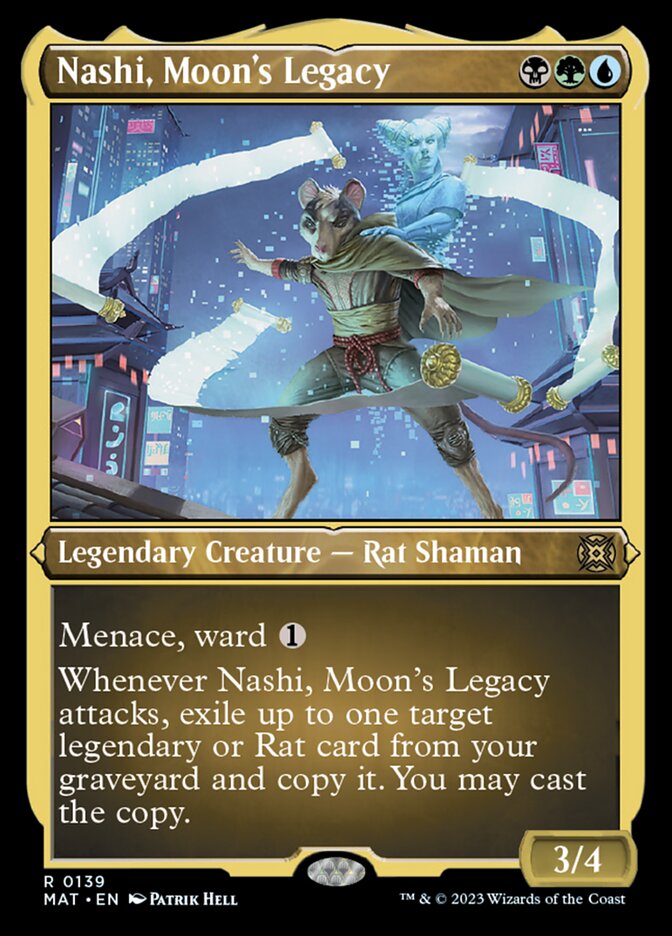Nashi, Moon's Legacy (Foil Etched) [March of the Machine: The Aftermath] MTG Single Magic: The Gathering | Red Claw Gaming