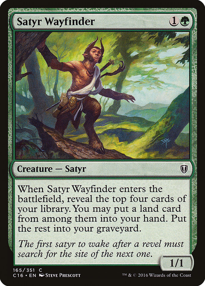 Satyr Wayfinder [Commander 2016] MTG Single Magic: The Gathering | Red Claw Gaming
