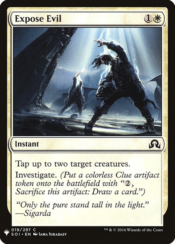 Expose Evil [Mystery Booster] MTG Single Magic: The Gathering | Red Claw Gaming