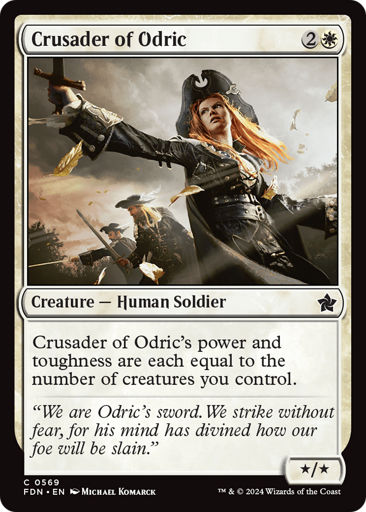 Crusader of Odric [Foundations] MTG Single Magic: The Gathering | Red Claw Gaming