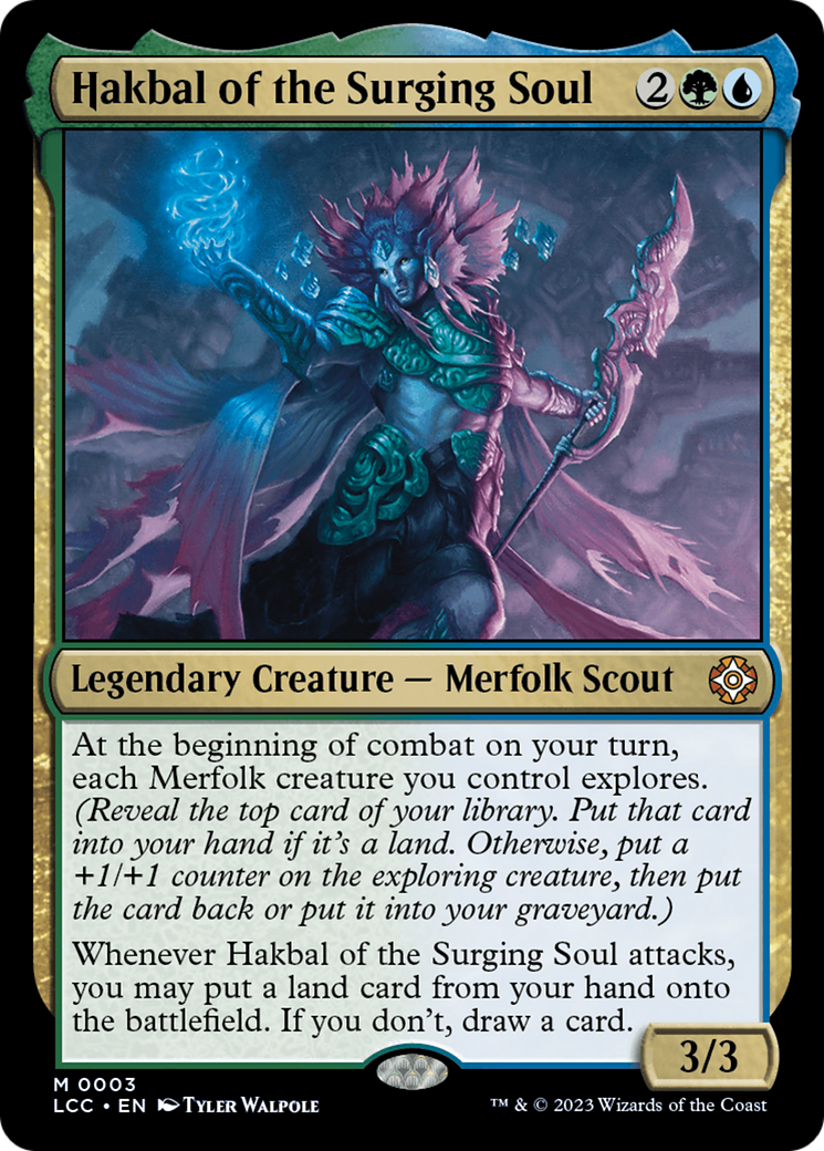 Hakbal of the Surging Soul [The Lost Caverns of Ixalan Commander] MTG Single Magic: The Gathering | Red Claw Gaming
