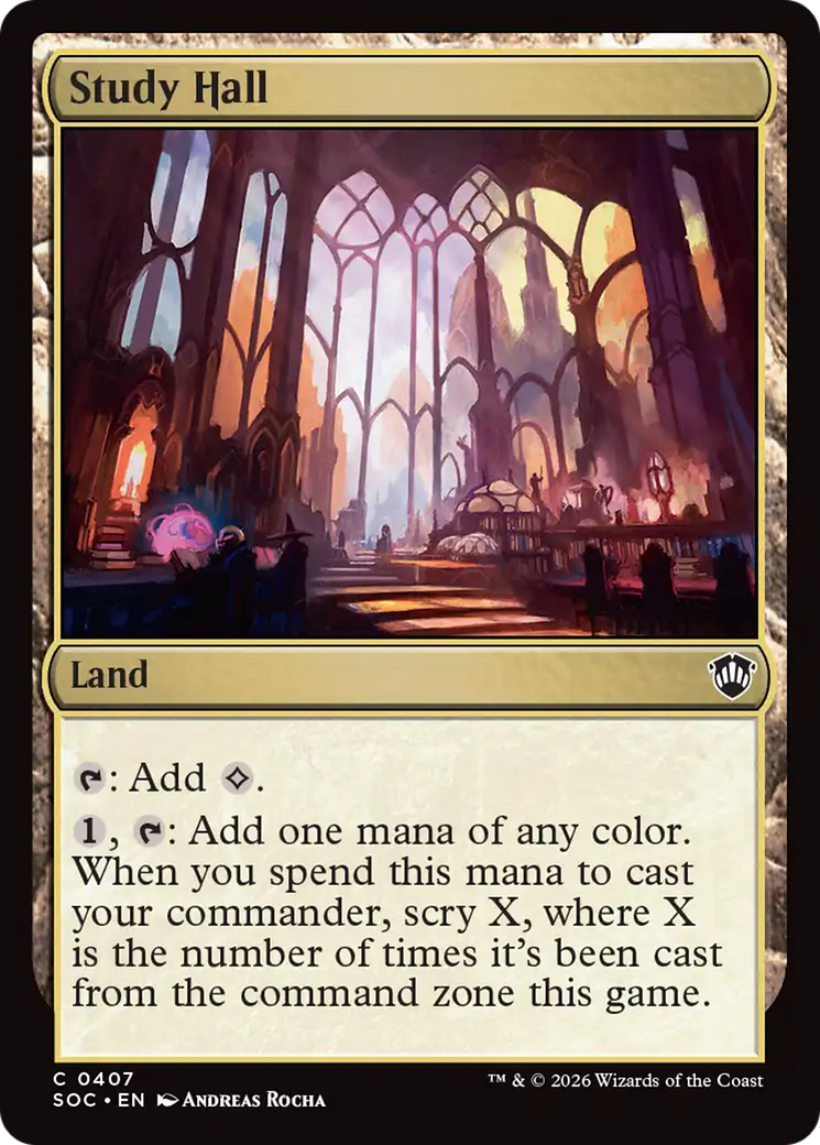 Study Hall [Secrets of Strixhaven Commander] MTG Single Magic: The Gathering | Red Claw Gaming