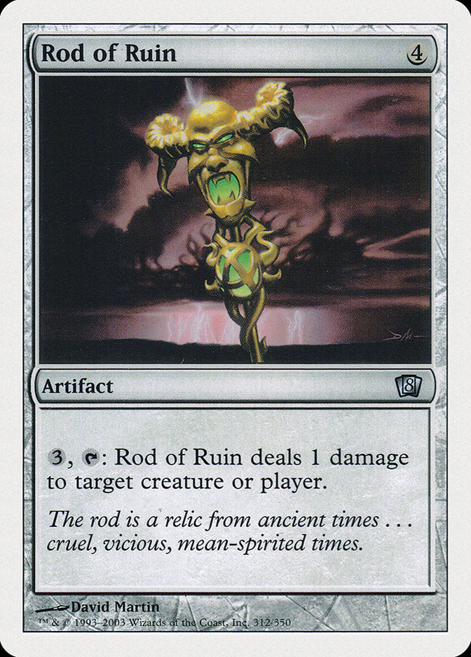 Rod of Ruin [Eighth Edition] MTG Single Magic: The Gathering | Red Claw Gaming