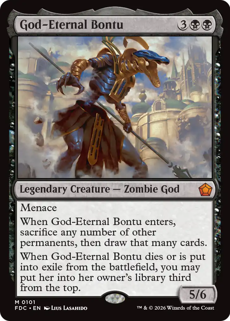 God-Eternal Bontu [Foundations Commander] | Red Claw Gaming