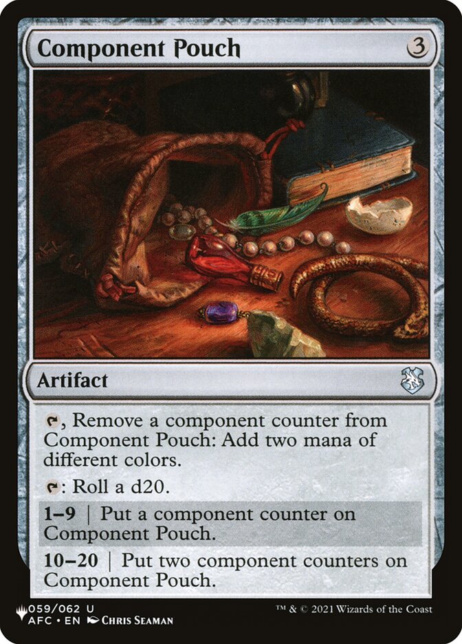 Component Pouch [The List] MTG Single Magic: The Gathering | Red Claw Gaming