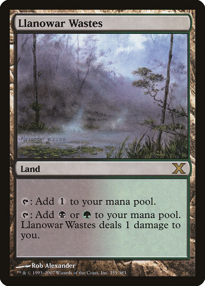 Llanowar Wastes [Tenth Edition] MTG Single Magic: The Gathering | Red Claw Gaming