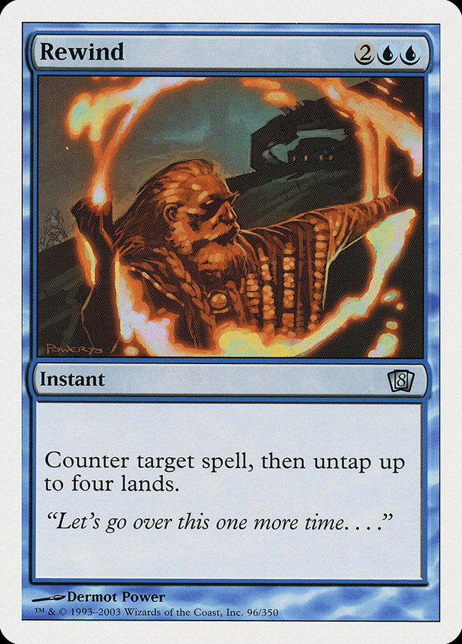 Rewind [Eighth Edition] MTG Single Magic: The Gathering | Red Claw Gaming