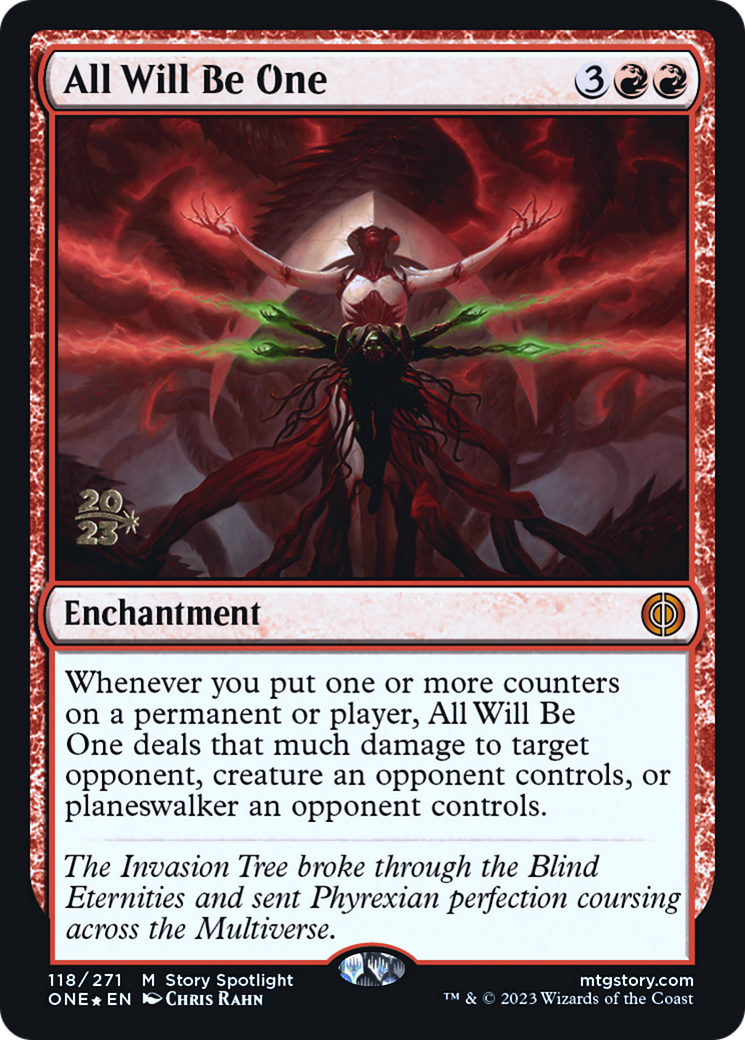 All Will Be One [Phyrexia: All Will Be One Prerelease Promos] MTG Single Magic: The Gathering | Red Claw Gaming