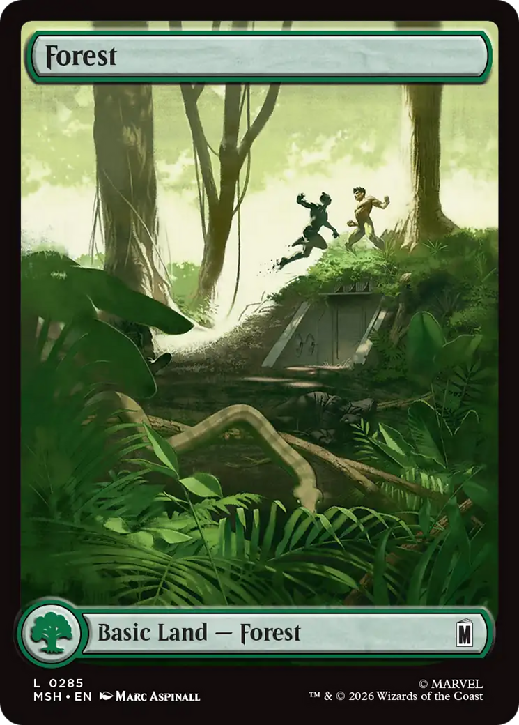 Forest (0285) [Marvel Super Heroes] MTG Single Magic: The Gathering | Red Claw Gaming