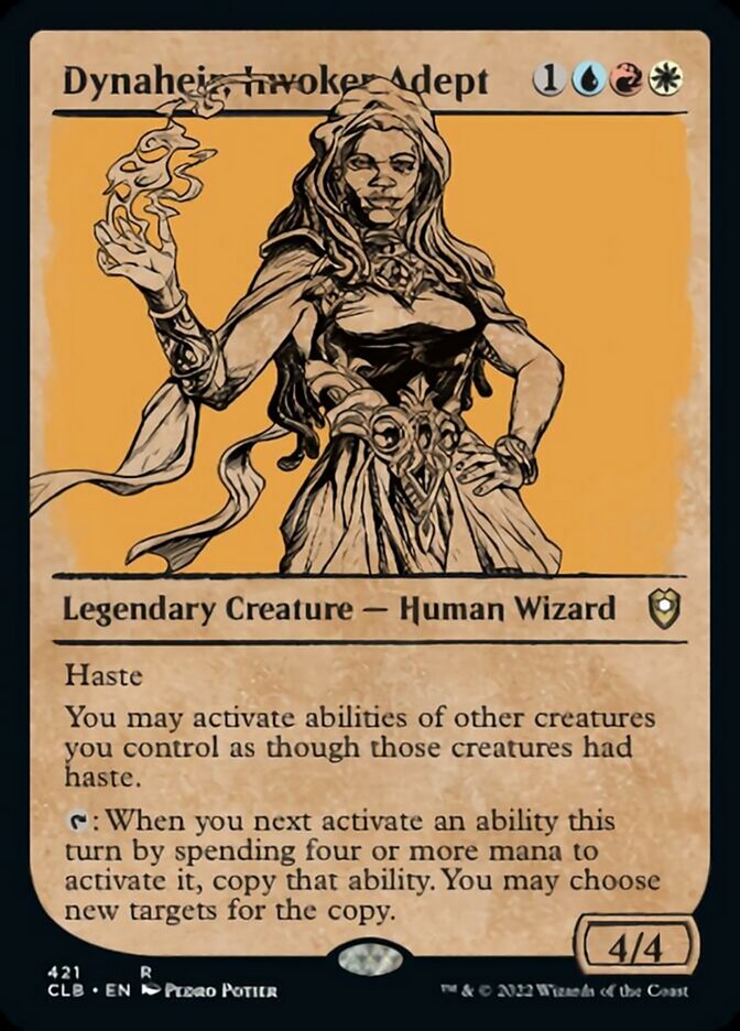 Dynaheir, Invoker Adept (Showcase) [Commander Legends: Battle for Baldur's Gate] MTG Single Magic: The Gathering | Red Claw Gaming