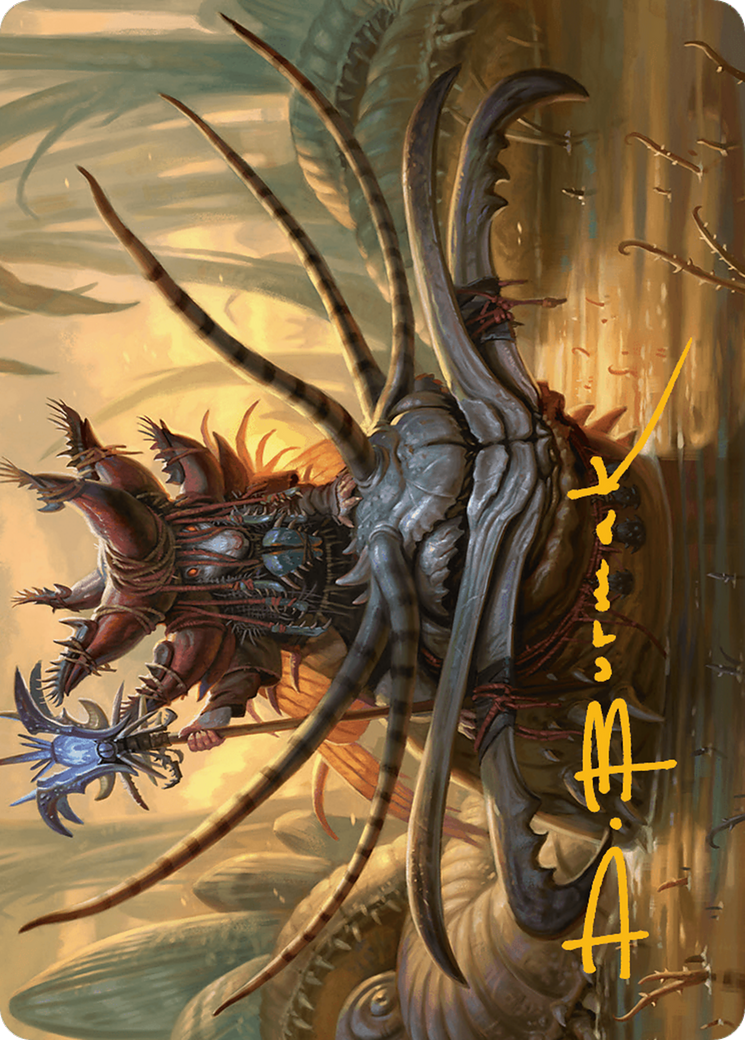 Wick's Patrol Art Card (Gold-Stamped Signature) [Bloomburrow Art Series] MTG Single Magic: The Gathering | Red Claw Gaming