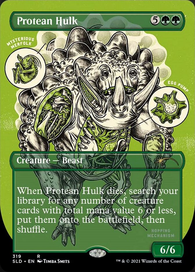 Protean Hulk (Borderless) [Secret Lair Drop Series] MTG Single Magic: The Gathering | Red Claw Gaming