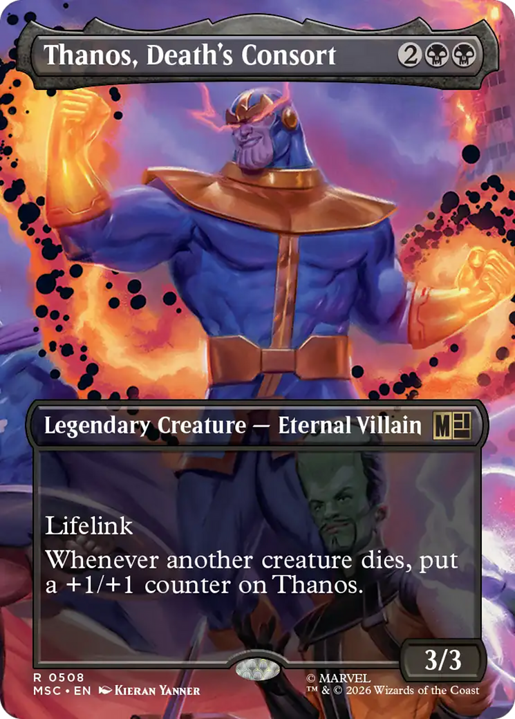 Thanos, Death's Consort (Extended Art) [Marvel Super Heroes Commander] | Red Claw Gaming