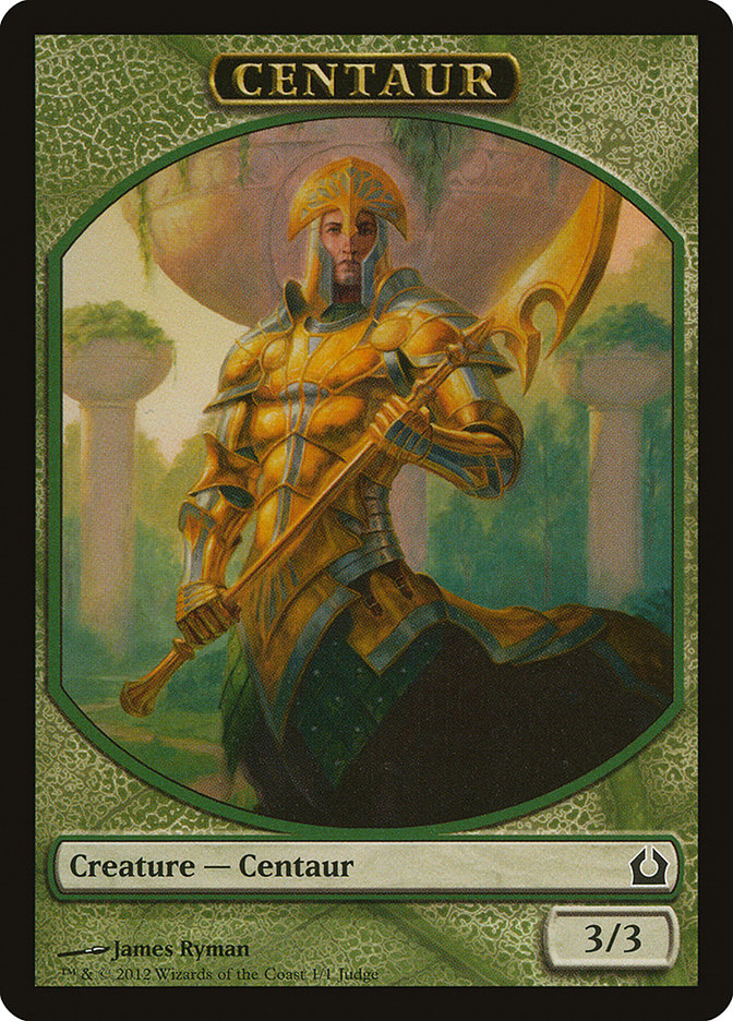 Centaur Token [Judge Gift Cards 2012] MTG Single Magic: The Gathering | Red Claw Gaming