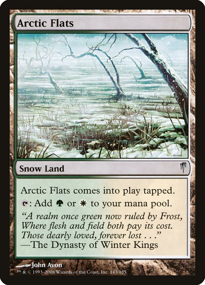 Arctic Flats [Coldsnap] MTG Single Magic: The Gathering | Red Claw Gaming
