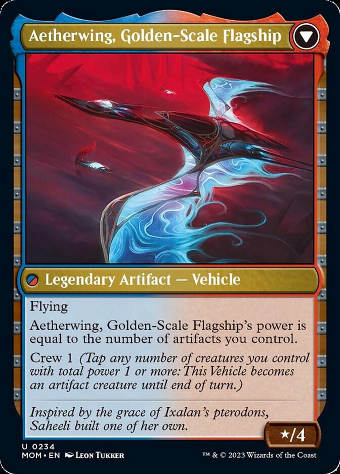 Invasion of Kaladesh // Aetherwing, Golden-Scale Flagship [March of the Machine] MTG Single Magic: The Gathering    | Red Claw Gaming