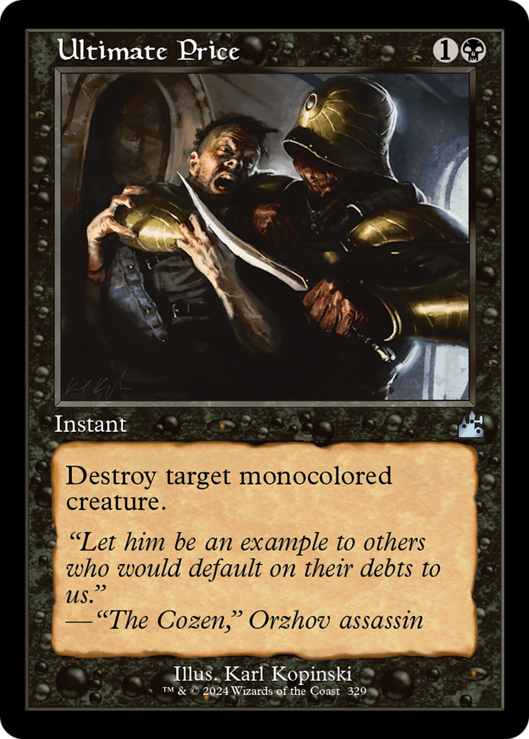 Ultimate Price (Retro Frame) [Ravnica Remastered] MTG Single Magic: The Gathering | Red Claw Gaming
