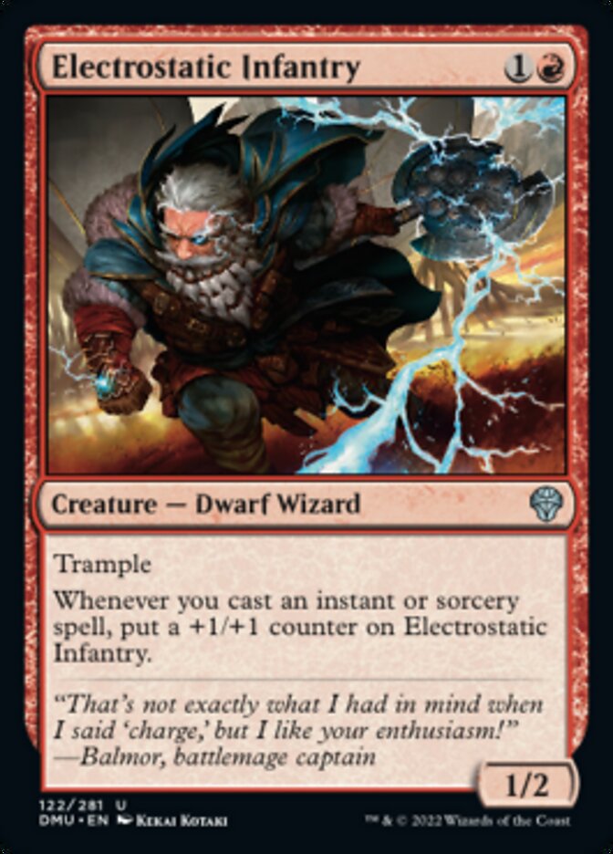 Electrostatic Infantry [Dominaria United] MTG Single Magic: The Gathering | Red Claw Gaming