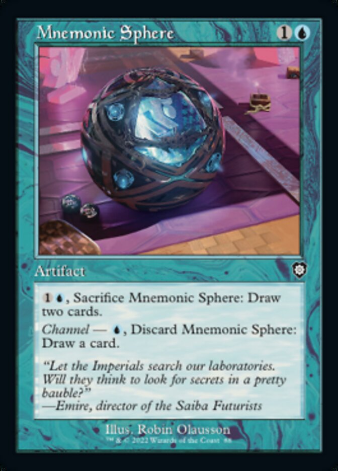 Mnemonic Sphere (Retro) [The Brothers' War Commander] MTG Single Magic: The Gathering | Red Claw Gaming