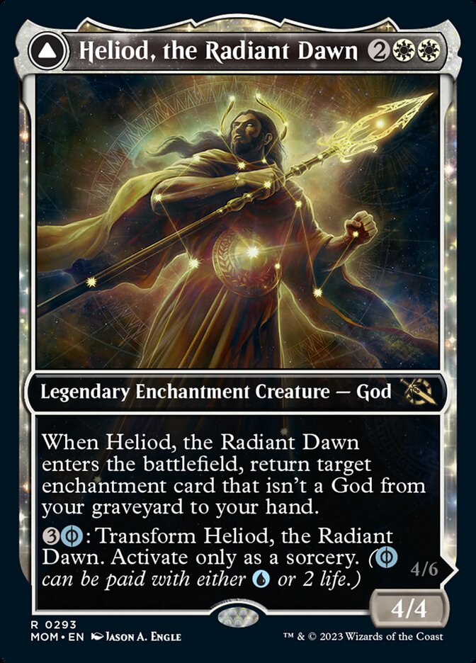 Heliod, the Radiant Dawn // Heliod, the Warped Eclipse (Showcase Planar Booster Fun) [March of the Machine] MTG Single Magic: The Gathering    | Red Claw Gaming