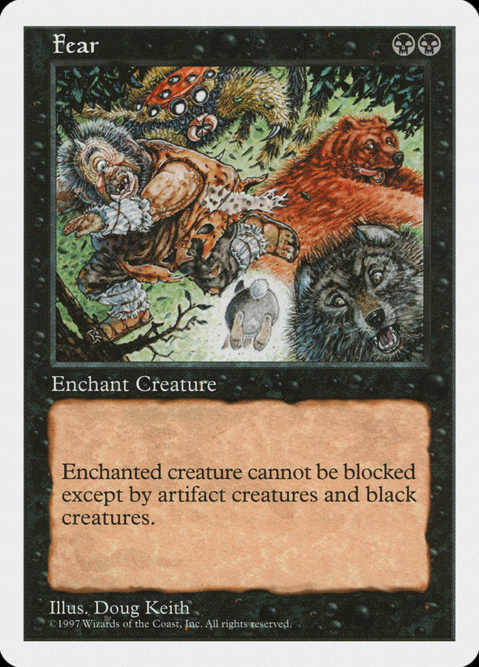 Fear [Fifth Edition] MTG Single Magic: The Gathering | Red Claw Gaming
