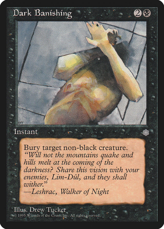 Dark Banishing [Ice Age] MTG Single Magic: The Gathering | Red Claw Gaming
