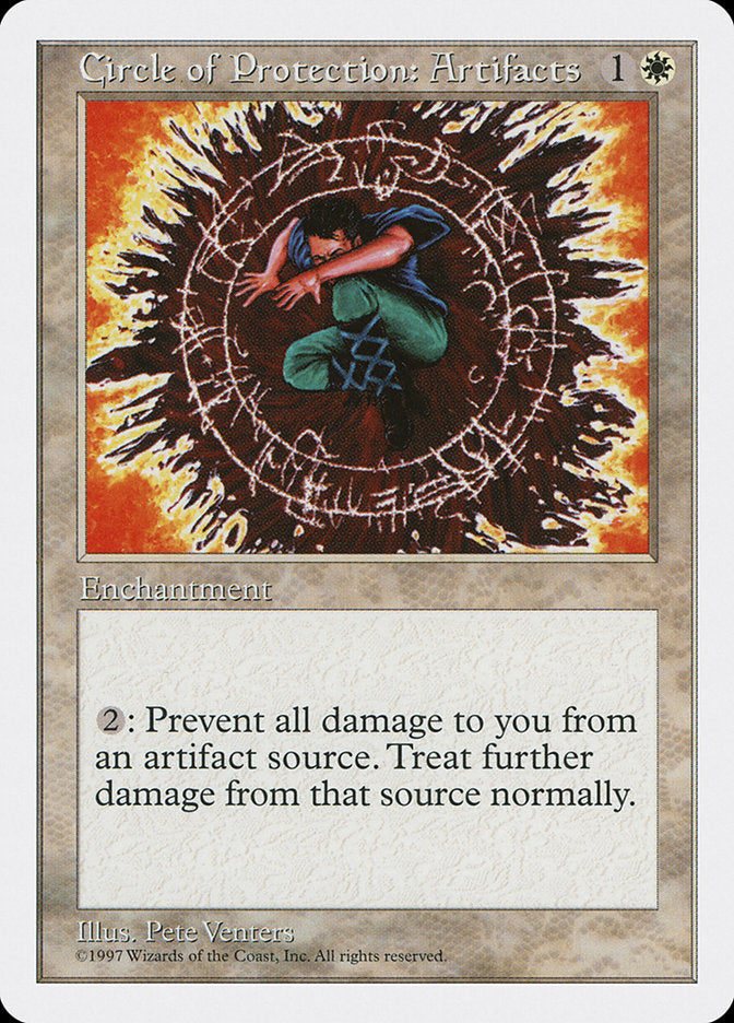 Circle of Protection: Artifacts [Fifth Edition] MTG Single Magic: The Gathering | Red Claw Gaming