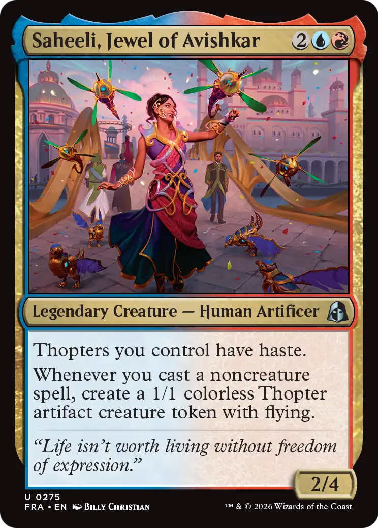 Saheeli, Jewel of Avishkar [Reality Fracture] | Red Claw Gaming