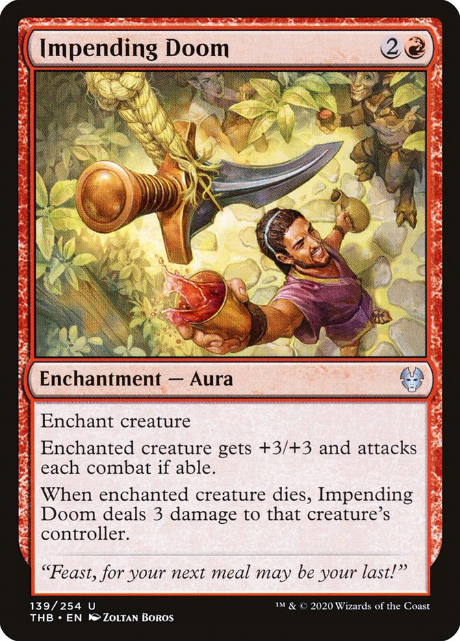 Impending Doom [Theros Beyond Death] MTG Single Magic: The Gathering | Red Claw Gaming