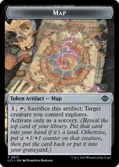Shapeshifter // Map Double-Sided Token [Lorwyn Eclipsed Tokens] MTG Single Magic: The Gathering | Red Claw Gaming