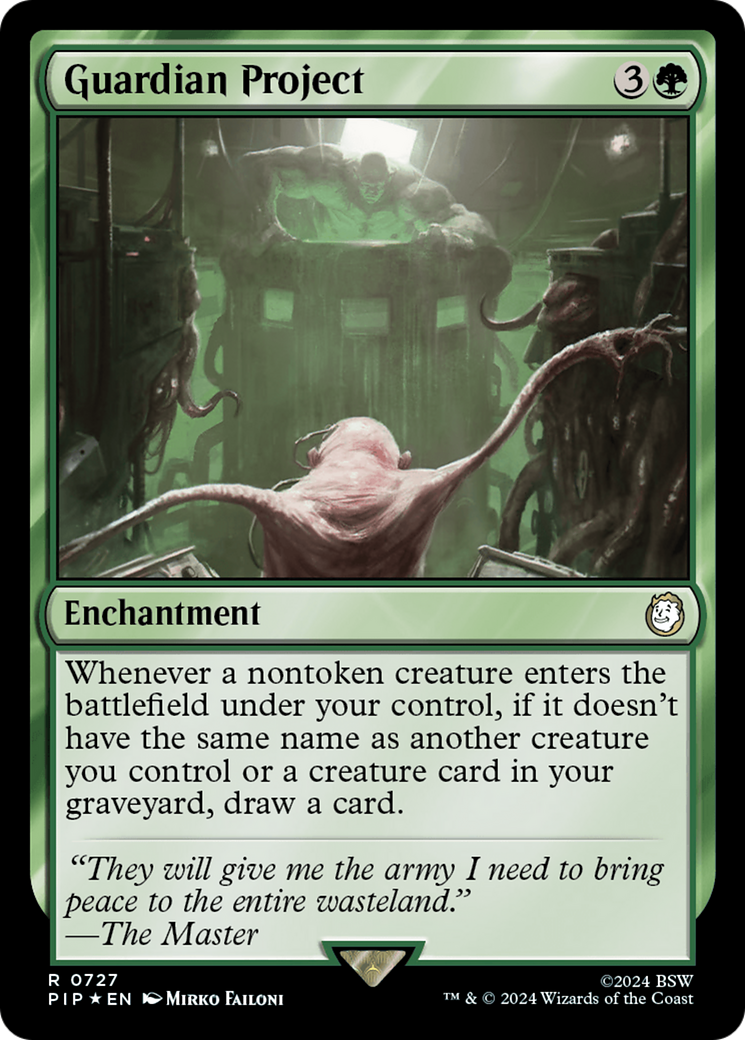 Guardian Project (Surge Foil) [Fallout] MTG Single Magic: The Gathering | Red Claw Gaming