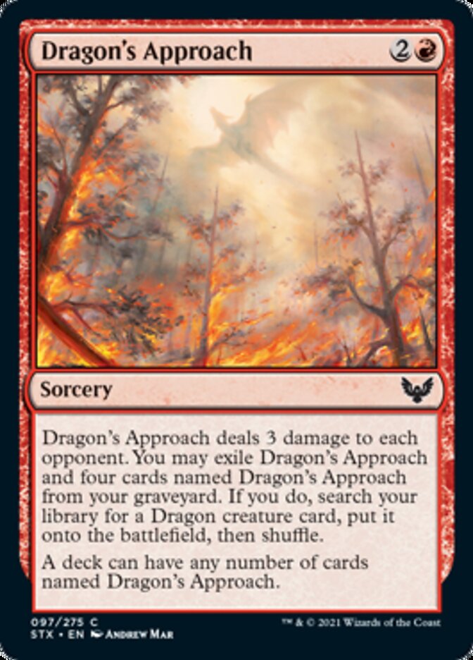 Dragon's Approach [Strixhaven: School of Mages] MTG Single Magic: The Gathering | Red Claw Gaming
